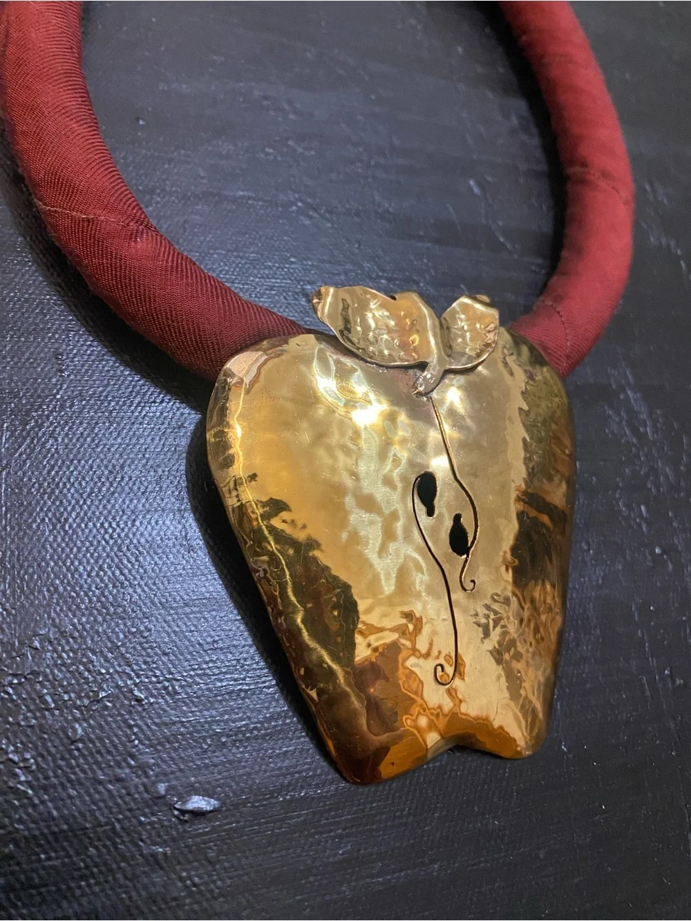🍎✨Unique, apple necklace